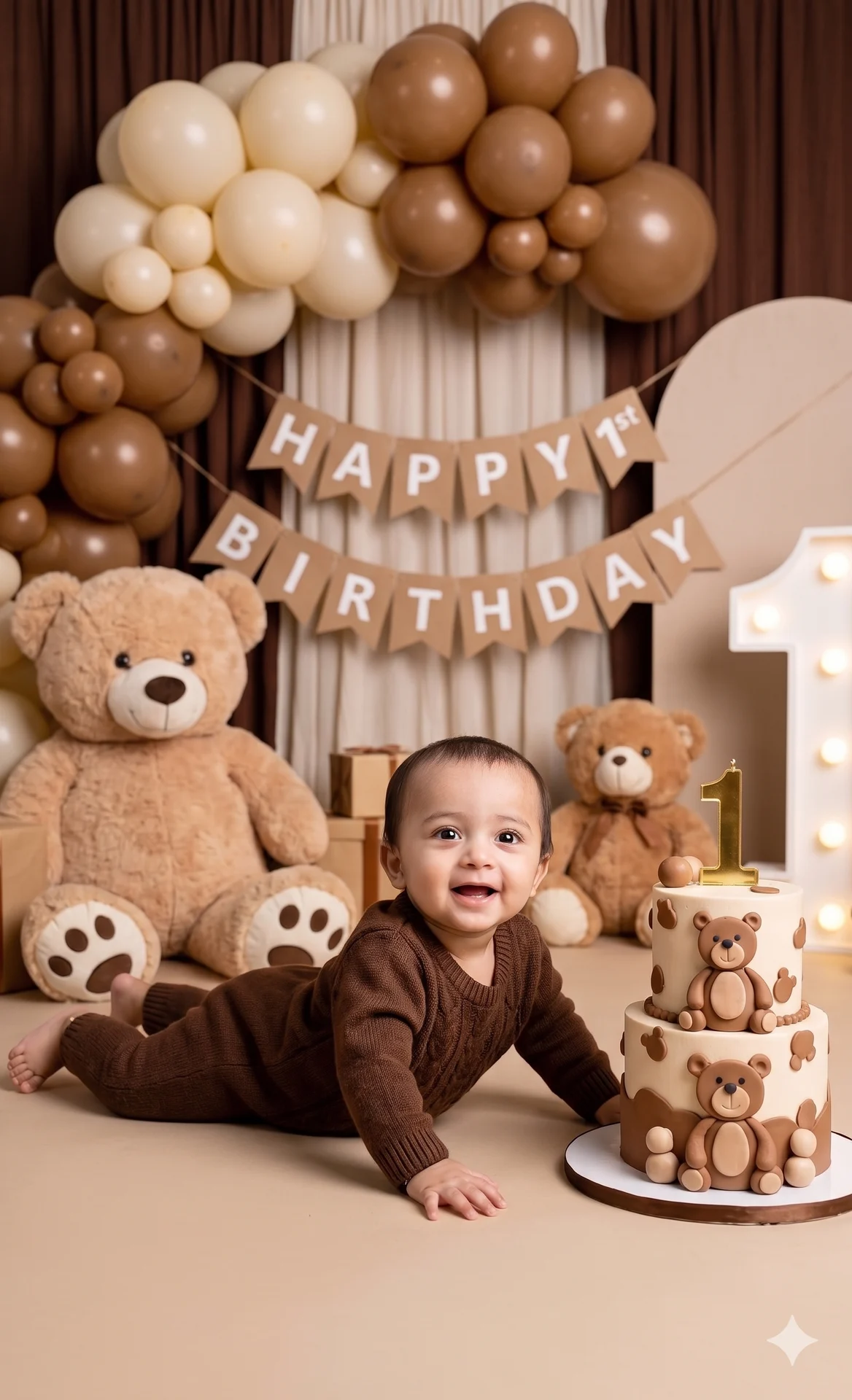 Teddy Party Cake Smash